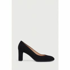 LK Bennett Winola Black Suede Closed Courts