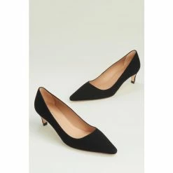 LK Bennett Black Ava Set Back Heel Courts -LK Bennett Shop unnamed file 415