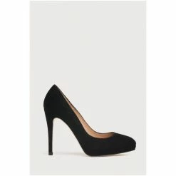 LK Bennett Sledge Suede Platform Black Shoes -LK Bennett Shop unnamed file 437