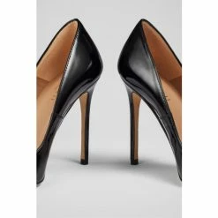 LK Bennett Monroe Black Patent Leather Pointed Toe Court Shoes -LK Bennett Shop unnamed file 46