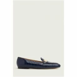 LK Bennett Primrose Navy Blue Metal Bar Classic Loafers -LK Bennett Shop unnamed file 487
