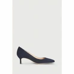 LK Bennett Blue Audrey Suede Court Shoes