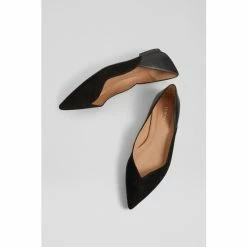 LK Bennett Iris Suede And Leather Sweetheart Flats Natural -LK Bennett Shop unnamed file 496