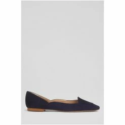 LK Bennett Willow Croc-Effect Leather Square Toe Flats Cream -LK Bennett Shop unnamed file 525