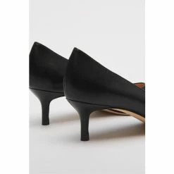 LK Bennett LK.Bennett Black Audrey Pointed Kitten Heel Pumps -LK Bennett Shop unnamed file 552