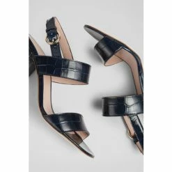 LK Bennett Blue Raya Croc-Effect Leather Sandals -LK Bennett Shop unnamed file 564