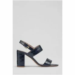 LK Bennett Blue Raya Croc-Effect Leather Sandals -LK Bennett Shop unnamed file 565