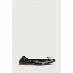 LK Bennett Trilly Black Crinkled Patent Ballet Pumps -LK Bennett Shop unnamed file 610