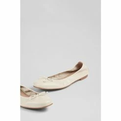 LK Bennett Trilly Cream Leather Ballerina Pumps -LK Bennett Shop unnamed file 629
