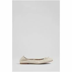 LK Bennett Trilly Cream Leather Ballerina Pumps -LK Bennett Shop unnamed file 631