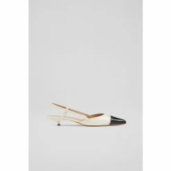 LK Bennett Madison White Slingbacks Shoes