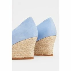 LK Bennett Blue Eevi Espadrille Round Toe Pumps -LK Bennett Shop unnamed file 651