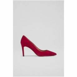 LK Bennett Floret Suede Pointed Toe Courts Burgundy Red -LK Bennett Shop unnamed file 66