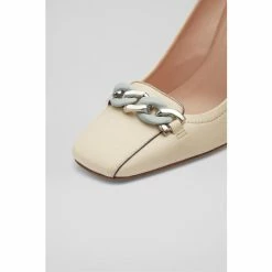 LK Bennett Dana White Leather Square Toe Courts -LK Bennett Shop unnamed file 666