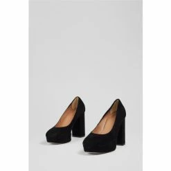 LK Bennett Black Lulu Suede Platform Heels -LK Bennett Shop unnamed file 7