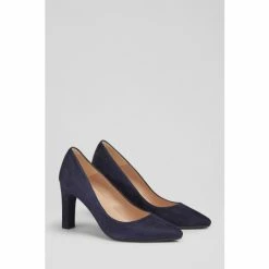 LK Bennett Blue Tess Block Heel Pointed Pumps -LK Bennett Shop unnamed file 712