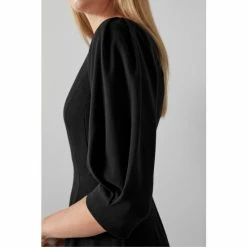 LK Bennett Black Lemoni Crepe Fit And Flare Dress -LK Bennett Shop unnamed file 750