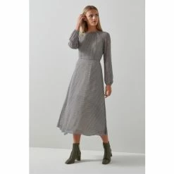 LK Bennett Addison Navy Blue Graphic Print Midi Dress -LK Bennett Shop unnamed file 754