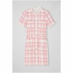 LK Bennett Valentina Pink Check Tweed Dress 9 LK Bennett Valentina Pink Check Tweed Dress -LK Bennett Shop unnamed file 768