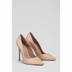 LK Bennett Natural Monroe Leather Pointed Toe Courts -LK Bennett Shop unnamed file 79
