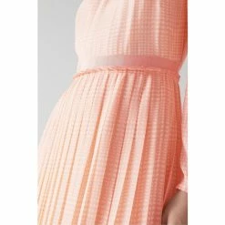 LK Bennett Avery Black Houndstooth Print Pleated Midi Dress -LK Bennett Shop unnamed file 822