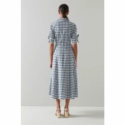 LK Bennett Blue Check Shirt Dress -LK Bennett Shop unnamed file 833
