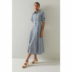 LK Bennett Blue Check Shirt Dress -LK Bennett Shop unnamed file 835
