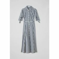 LK Bennett Blue Check Shirt Dress -LK Bennett Shop unnamed file 836