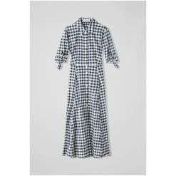 LK Bennett Blue Check Shirt Dress -LK Bennett Shop unnamed file 837