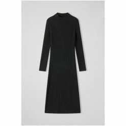 LK Bennett Brigitte Merino Wool Ribbed Knitted Black Dress -LK Bennett Shop unnamed file 849