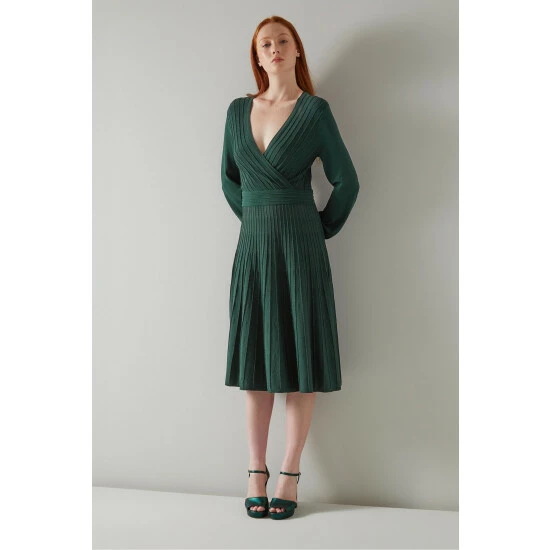 unnamed-file-862.jpg LK Bennett Green Merida Metallised Fibre Rib Knit Wrap Dress -LK Bennett Shop unnamed file 862