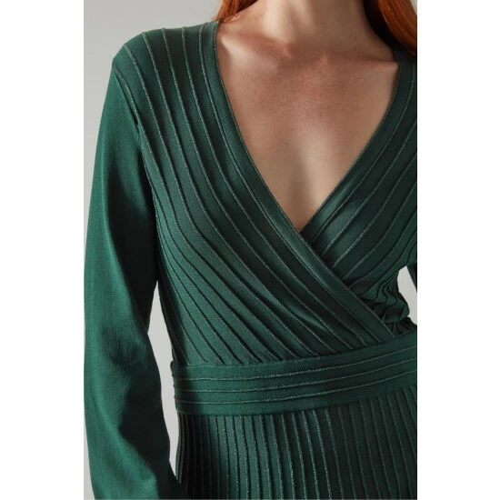 unnamed-file-863.jpg LK Bennett Green Merida Metallised Fibre Rib Knit Wrap Dress -LK Bennett Shop unnamed file 863