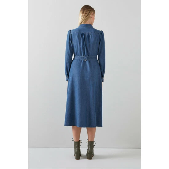 unnamed-file-866.jpg LK Bennett Denim Blue Sisi Cotton TENCEL™ Shirt Dress -LK Bennett Shop unnamed file 866