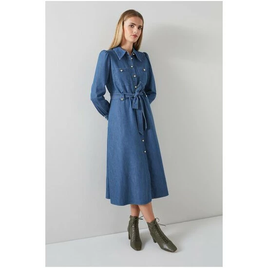 unnamed-file-869.jpg LK Bennett Denim Blue Sisi Cotton TENCEL™ Shirt Dress -LK Bennett Shop unnamed file 869