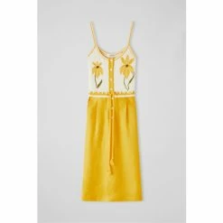 LK Bennett Lucia Yellow Embroidered Cami Dress -LK Bennett Shop unnamed file 883