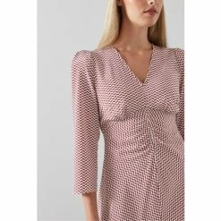 LK Bennett Red Gabrielle Graphic Print Silk Midi Dress 2 LK Bennett Red Gabrielle Graphic Print Silk Midi Dress -LK Bennett Shop unnamed file 897