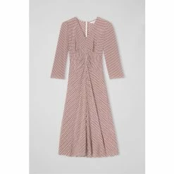 LK Bennett Red Gabrielle Graphic Print Silk Midi Dress 3 LK Bennett Red Gabrielle Graphic Print Silk Midi Dress -LK Bennett Shop unnamed file 898