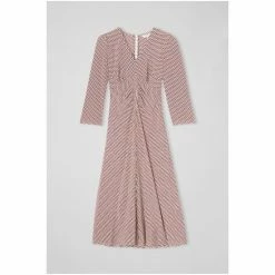 LK Bennett Red Gabrielle Graphic Print Silk Midi Dress 4 LK Bennett Red Gabrielle Graphic Print Silk Midi Dress -LK Bennett Shop unnamed file 899