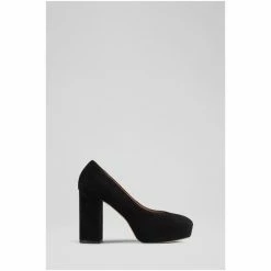 LK Bennett Black Lulu Suede Platform Heels -LK Bennett Shop unnamed file 9