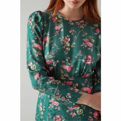 LK Bennett Green Angelica Silk Floral Print Jacquard Clematis Midi Dress 3 LK Bennett Green Angelica Silk Floral Print Jacquard Clematis Midi Dress -LK Bennett Shop unnamed file 917